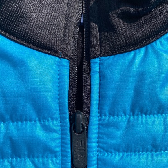 Fila teal/blue & pink Sport Jacket size medium - Picture 5 of 8